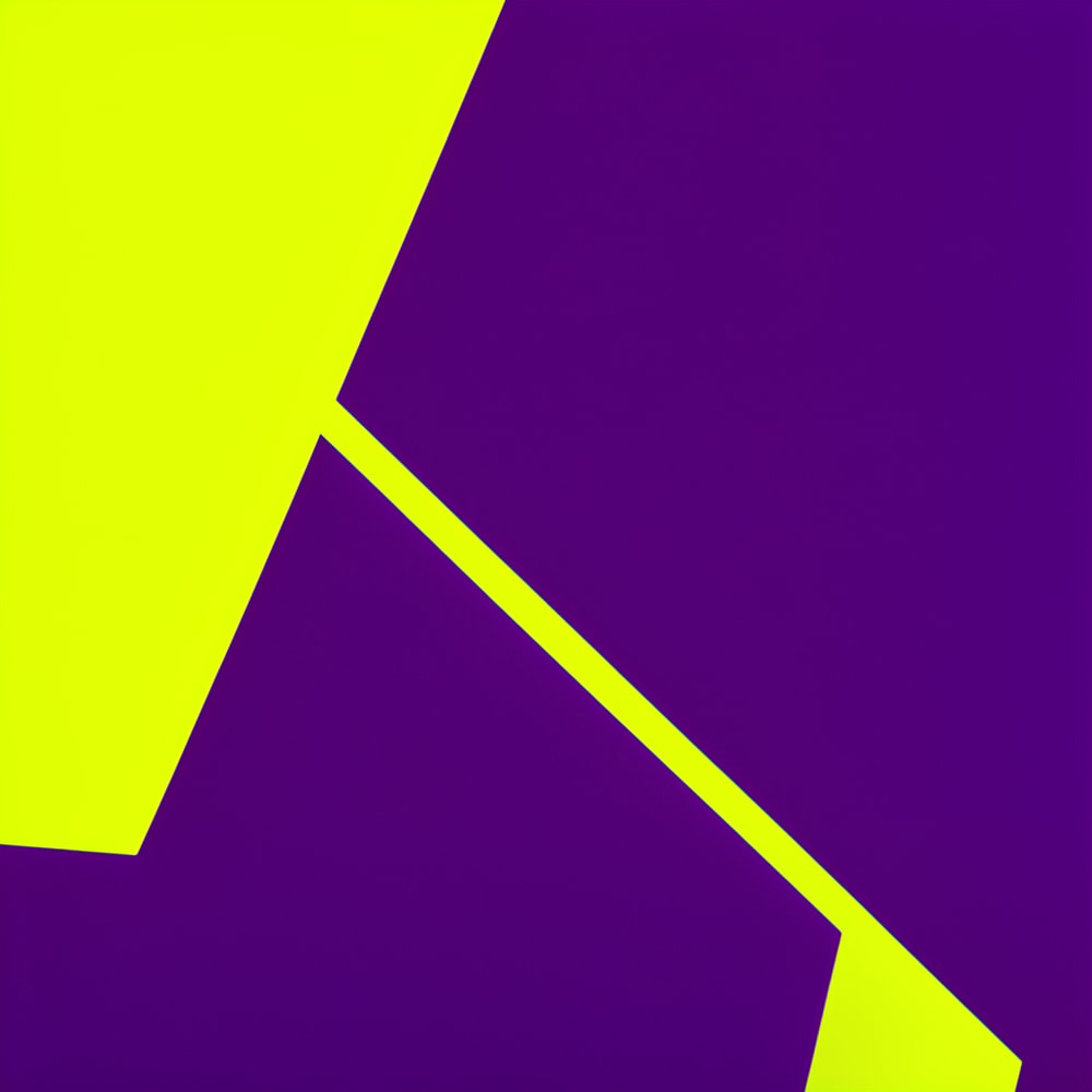 Abstract geometric art focusing on high visual contrast and neon colors